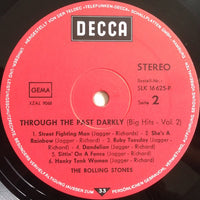 The Rolling Stones : Through The Past, Darkly (Big Hits Vol. 2) (LP, Comp, RE, Gat)
