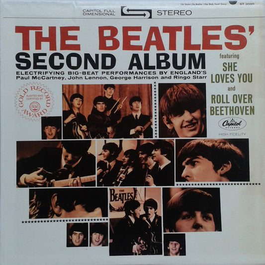 The Beatles : The Beatles' Second Album (LP, Album, RE, Win)