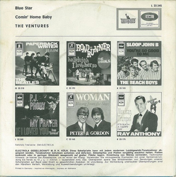 The Ventures : Blue Star (7")