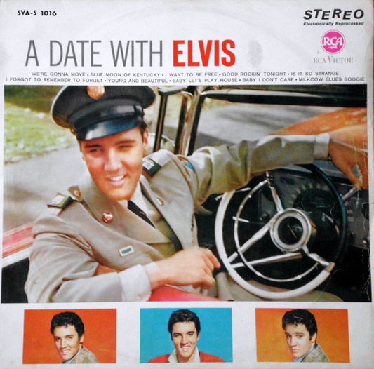 Elvis Presley : A Date With Elvis (LP, Comp, RE, Exp)