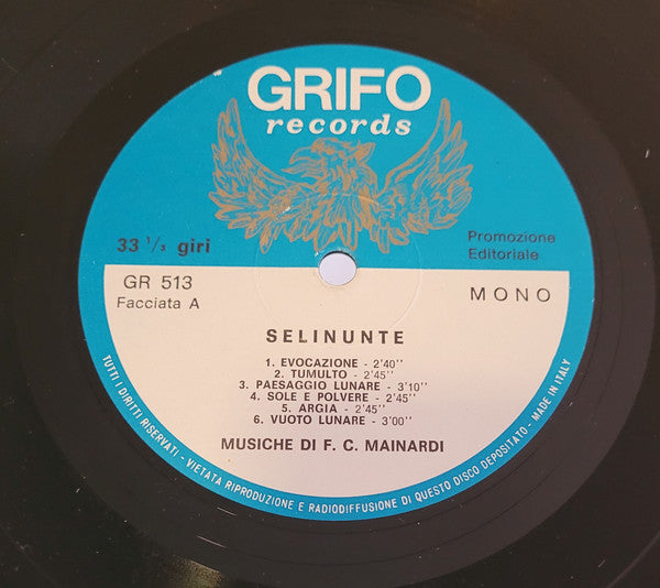 F. C. Mainardi* : Selinunte (LP, Album, Mono)