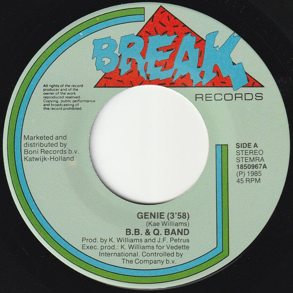 B B & Q Band* : Genie (7", Single)