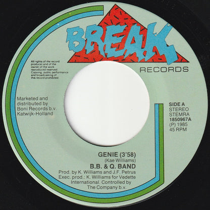B B & Q Band* : Genie (7", Single)