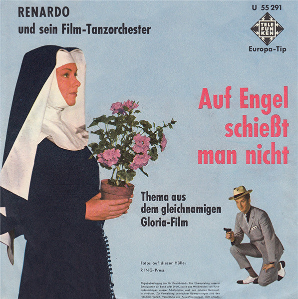 Renardo Und Sein Film-Tanzorchester* : Auf Engel Schießt Man Nicht / Pater-Brown-Thema (7", Single, Mono)