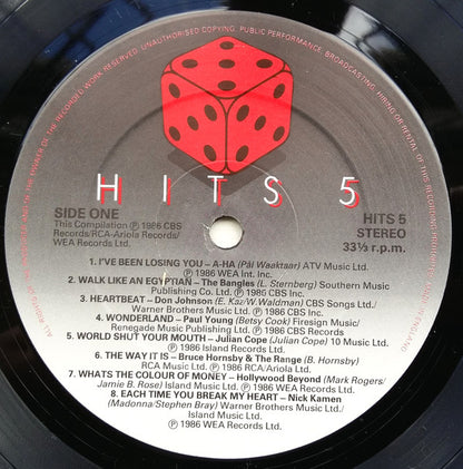 Various : Hits 5 (2xLP, Comp, Gat)