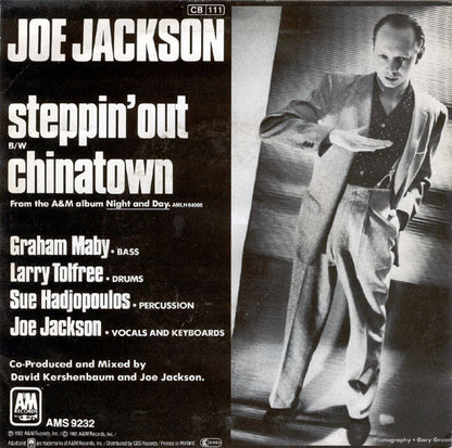 Joe Jackson : Steppin' Out / Chinatown (7", Single)