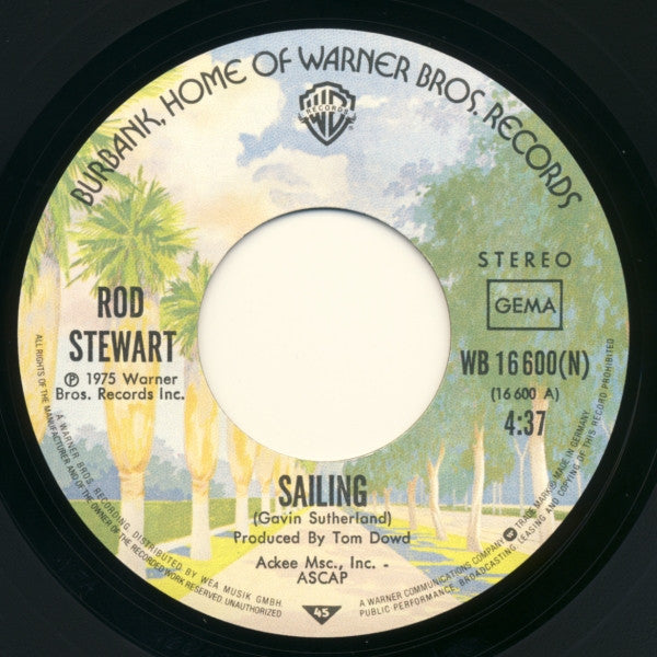 Rod Stewart : Sailing (7", Single)