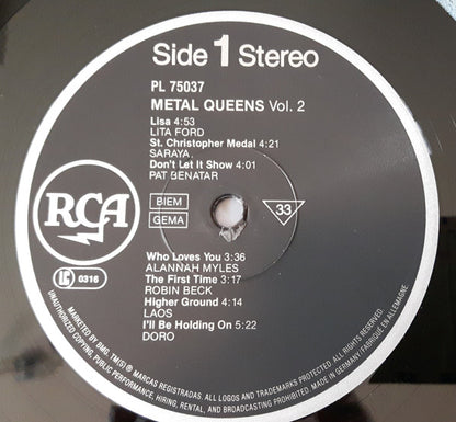 Various : Metal Queens Vol. 2 - Women In Love (LP, Comp)