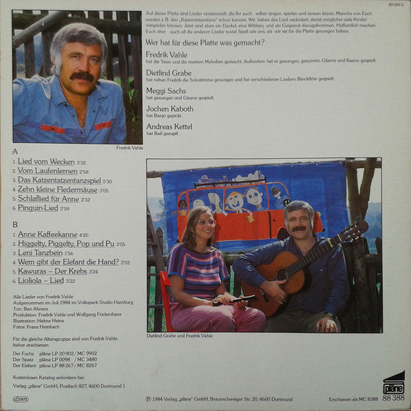 Fredrik Vahle Mit Dietlind Grabe : Anne Kaffeekanne (LP, Album)