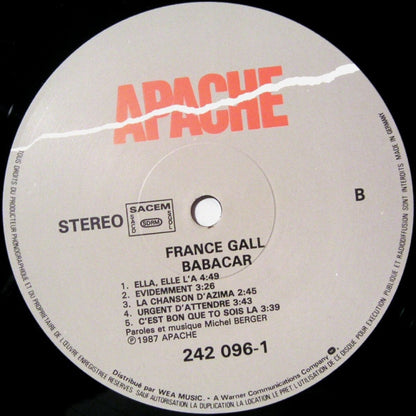 France Gall : Babacar (LP, Album, Tel)