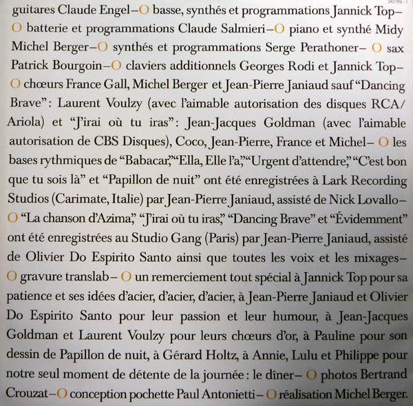 France Gall : Babacar (LP, Album, Tel)