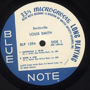 Louis Smith (2) : Smithville (LP, Album, Mono, RE)