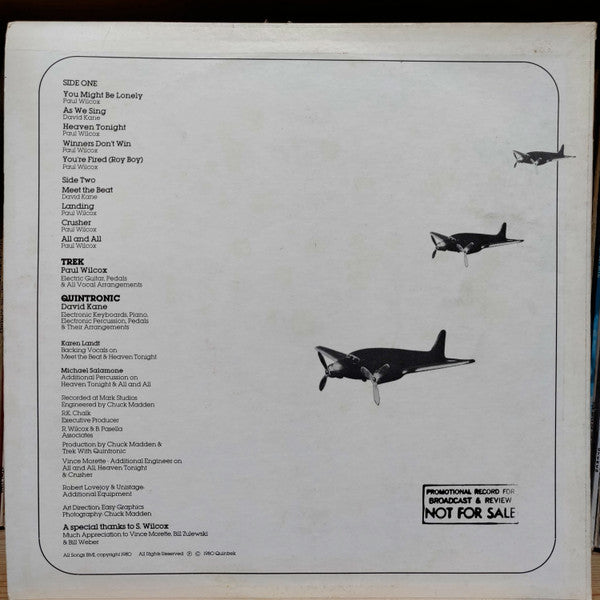 Trek With Quintronic : Landing (LP)