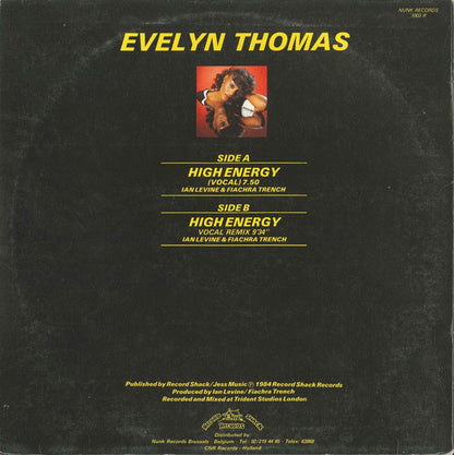 Evelyn Thomas : High-Energy (Special Remix) (12")