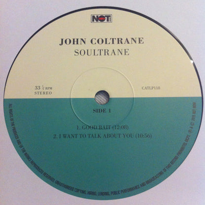 John Coltrane : Soultrane (LP, Album, Mono, RE, 180)
