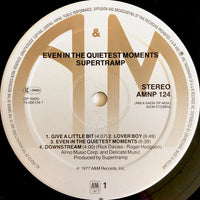 Supertramp : Even In The Quietest Moments... (LP, Album, RE)