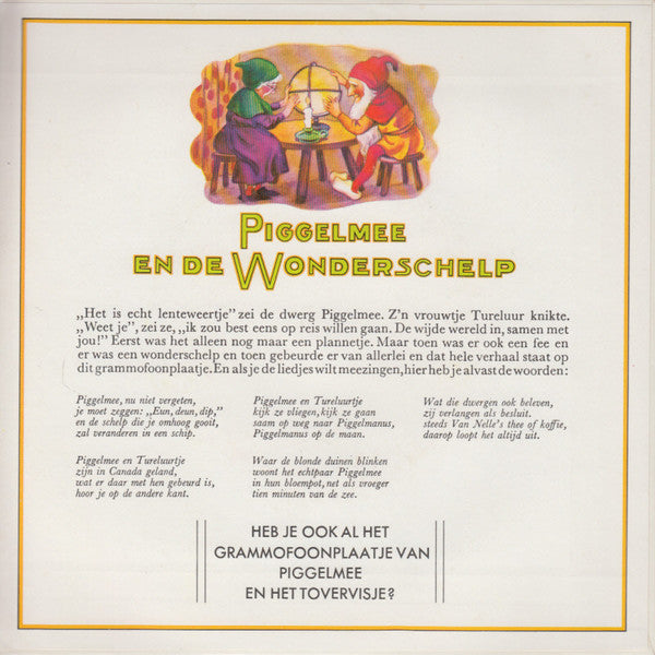 Piggelmee : Piggelmee En De Wonderschelp (7")