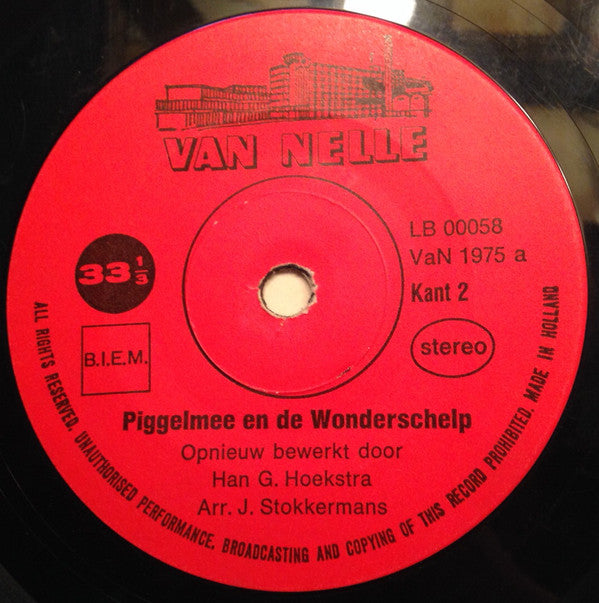 Piggelmee : Piggelmee En De Wonderschelp (7")