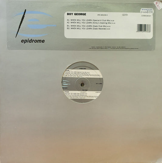 Boy George : When Will You Learn (12")
