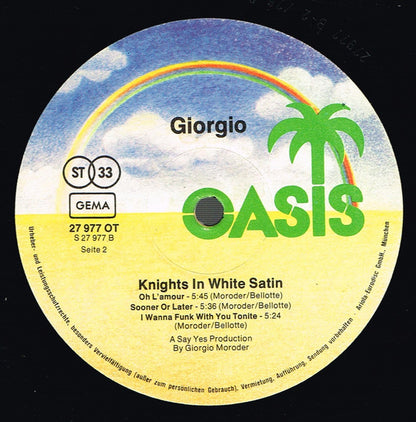 Giorgio* : Knights In White Satin (LP, Album, P/Mixed)