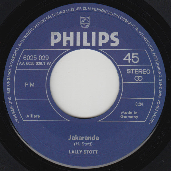 Lally Stott : Jakaranda (7", Single)