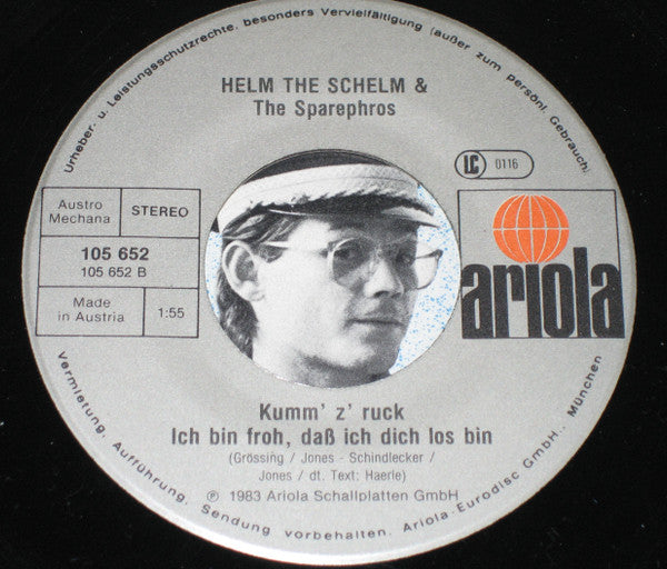 Helm The Schelm & The Sparephrohs : Wir Schwimmen / Kumm Z'ruck (7", Single)