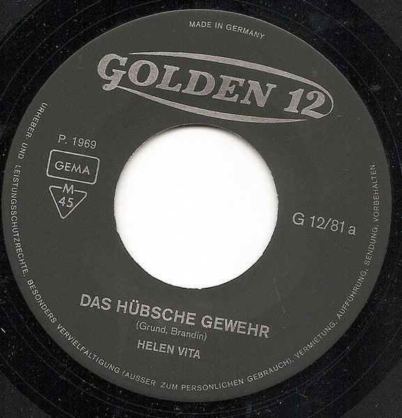 Helen Vita : Das Hübsche Gewehr / Erlebnis Beim Nüsse-Sammeln (7", Mono)