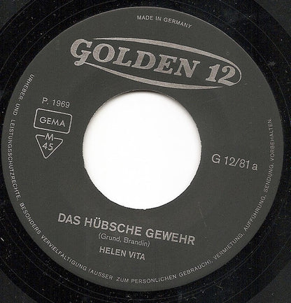 Helen Vita : Das Hübsche Gewehr / Erlebnis Beim Nüsse-Sammeln (7", Mono)