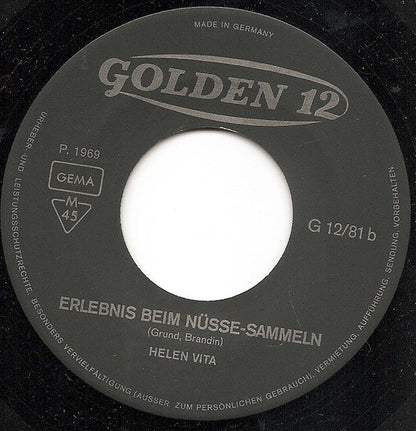 Helen Vita : Das Hübsche Gewehr / Erlebnis Beim Nüsse-Sammeln (7", Mono)