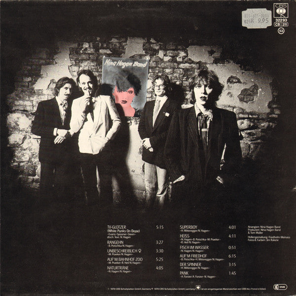 Nina Hagen Band : Nina Hagen Band (LP, Album, RE)