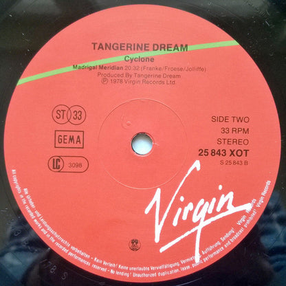 Tangerine Dream : Cyclone (LP, Album, RE, Non)