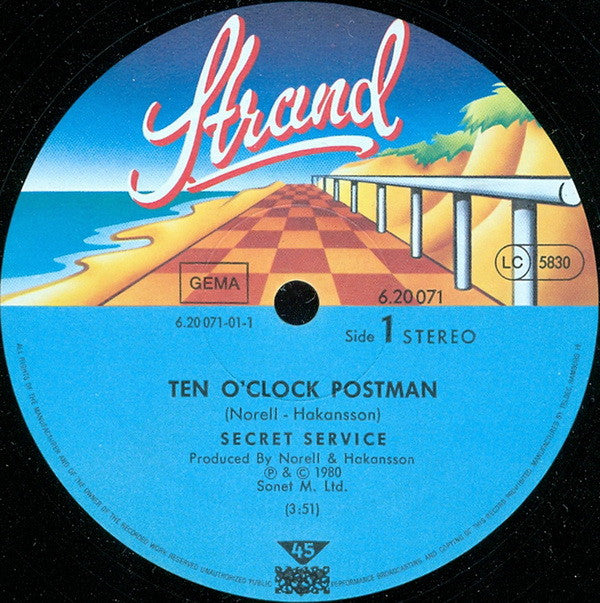 Secret Service : Ten O'Clock Postman (12")