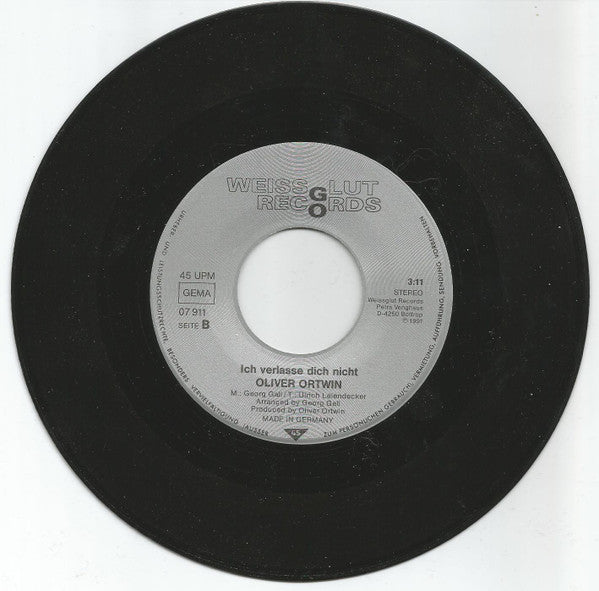 Oliver Ortwin : Ich Hab' Den Himmel Rot Lackiert (7", Single)