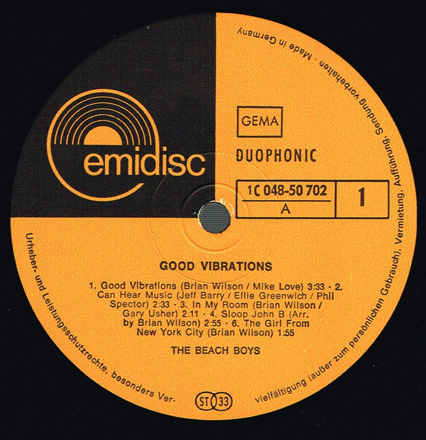 The Beach Boys : Good Vibrations (LP, Comp)