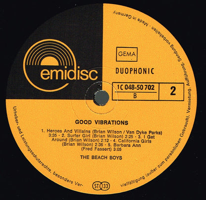 The Beach Boys : Good Vibrations (LP, Comp)