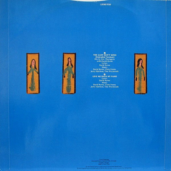 Talking Heads : The Lady Don't Mind (12", Single)