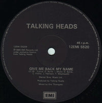 Talking Heads : The Lady Don't Mind (12", Single)