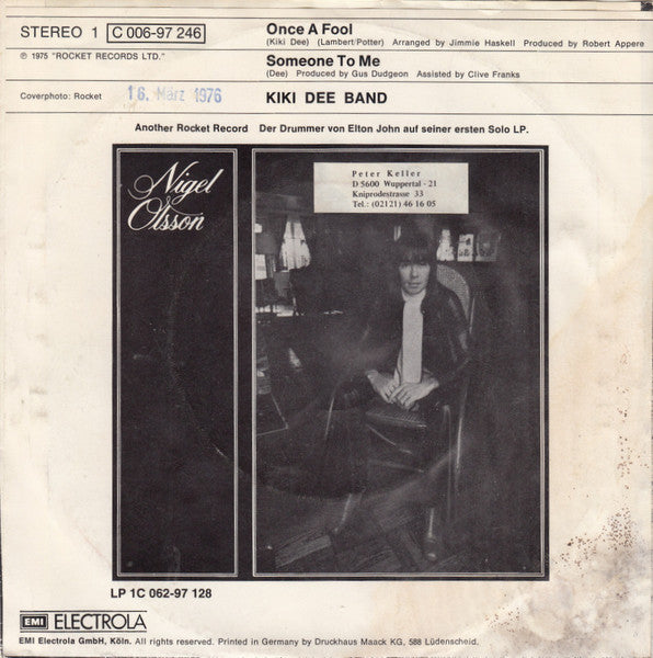 Kiki Dee : Once A  Fool (7", Single)