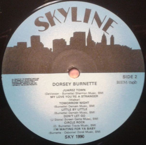 Dorsey Burnette : Dorsey Burnette (LP, Comp)