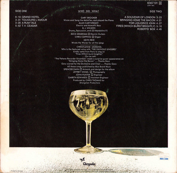 Procol Harum : Grand Hotel (LP, Album)