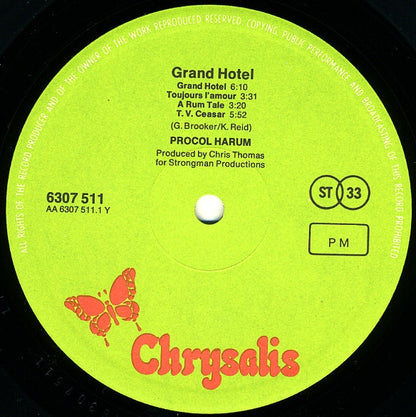 Procol Harum : Grand Hotel (LP, Album)