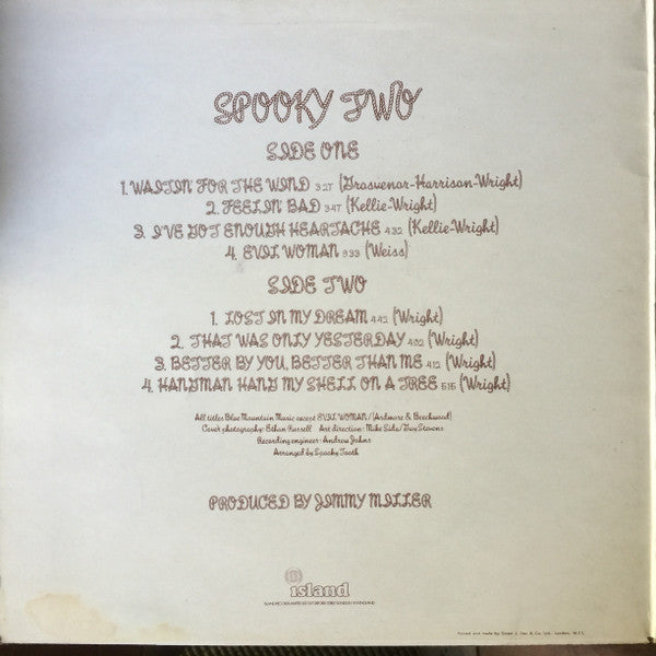 Spooky Tooth : Spooky Two (LP, Album, RP, Gra)