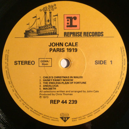 John Cale : Paris 1919 (LP, Album, RE)