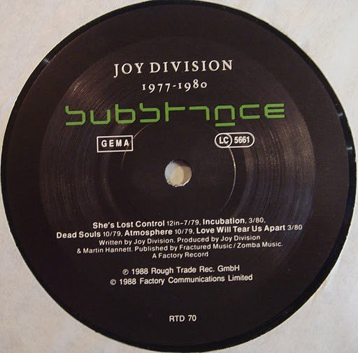 Joy Division : Substance (LP, Comp, Ben)
