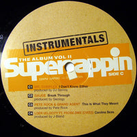 Various : Superrappin Vol. II (Instrumentals) (2xLP, Comp)