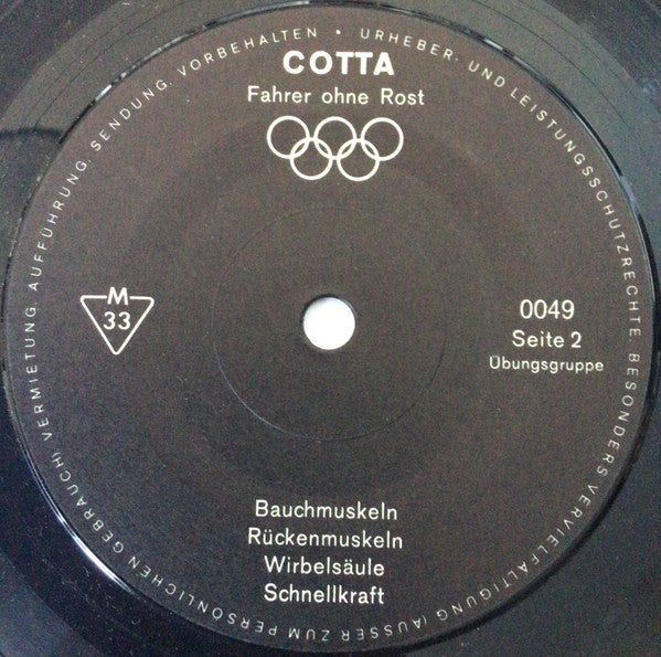 Unknown Artist : Fahrer Ohne Rost - Autofahrer-Gymnastik (7")