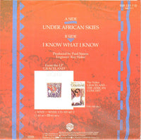 Paul Simon : Under African Skies (7", Single)