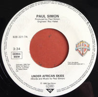 Paul Simon : Under African Skies (7", Single)