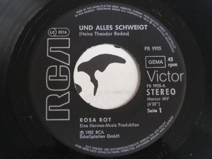 Rosa Rot : Und Alles Schweigt / Supertyp (7", Single)