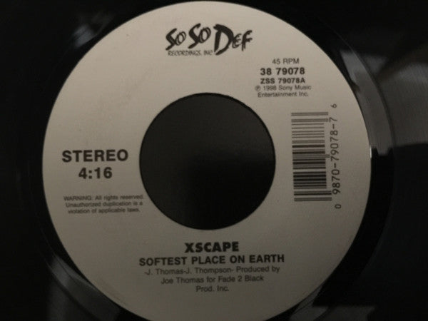 Xscape : Softest Place On Earth / My Little Secret (7", Single, Jukebox)
